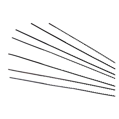Dekupiersägeblätter aus hohem Kohlenstoffstahl, 120 Stück Dekupiersägeblätter, 5-Zoll-Stiftende, 18 Zähne, Dekupiersägeblatt-Ersatz for Dekupiersäge for Holz Dekupiersägeblätter aus hohem Kohlenstoffstahl, 120 Stück Dekupiersägeblätter, 5-Zoll-Stiftende, 18 Zähne, Dekupiersägeblatt-Ersatz for Dekupiersäge for Holz von QZLNONTK