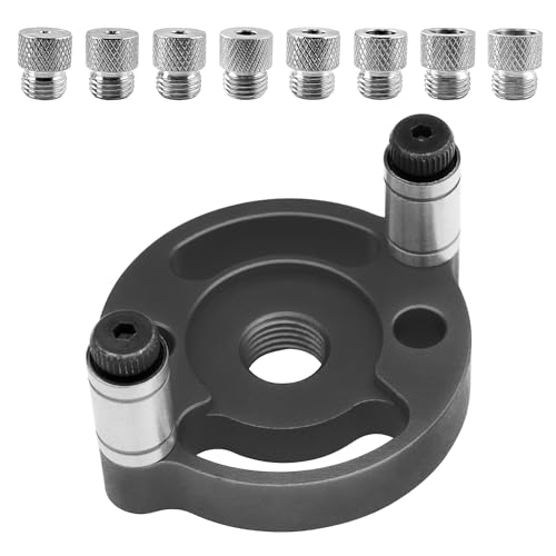 Bohrhilfe Senkrecht Bohren, Bohrschablone Möbelbau, Vertikale Pocket Hole Jig Kit mit 3/4/5/6/7/8/9/10mm Edelstahl Bohrbuchsen, Exquisite und kompakte für Bohranforderungen verschiedener Größen, Bohrhilfe Senkrecht Bohren, Bohrschablone Möbelbau, Vertikale Pocket Hole Jig Kit mit 3/4/5/6/7/8/9/10mm Edelstahl Bohrbuchsen, Exquisite und kompakte für Bohranforderungen verschiedener Größen, von QZQUFJ