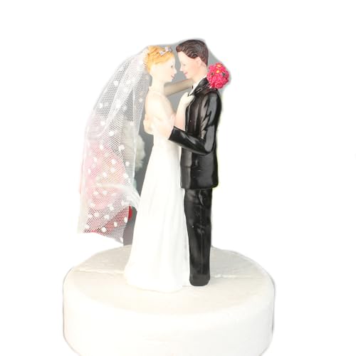 Hochzeitstortenfiguren, handgefertigte Braut- und Bräutigamfiguren, Dekoration für Hochzeitstorten Hochzeitstortenfiguren, handgefertigte Braut- und Bräutigamfiguren, Dekoration für Hochzeitstorten von QZWEXAZ
