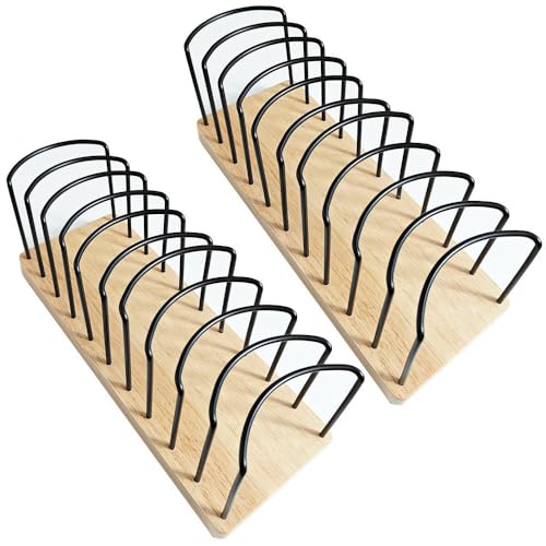 QZWEXAZ Hut-Organizer für Baseballkappen, Huthalter für 20 Kappen, Tisch-Hutständer, Holzsockel, Kappen-Display Organizer für Schrank, Kommode, Regal, Holz/Schwarz, 2 Stück QZWEXAZ Hut-Organizer für Baseballkappen, Huthalter für 20 Kappen, Tisch-Hutständer, Holzsockel, Kappen-Display Organizer für Schrank, Kommode, Regal, Holz/Schwarz, 2 Stück von QZWEXAZ