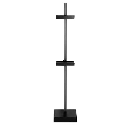 Tisch-Staffelei-Staffelei, verstellbar, bis zu 73,7 cm Bilderrahmen-Halter, H-Rahmen, Metall-Staffelei, Display-Ständer für Kunstwerke, Leinwand (schwarz) von QZWEXAZ
