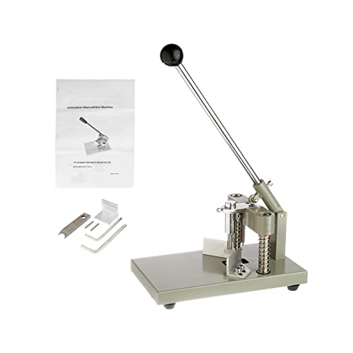 Corner Rounder Cutter Machine R6mm R10mm Heavy Duty Paper Corner Cutter Punch mit Papierhaltevorrichtung A3 Stahl Metall für Profis und Heimwerker(Silver with R6 R10) von QZXCVH