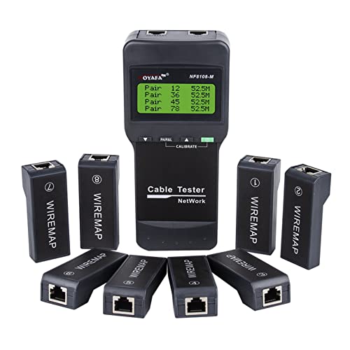 QZXCVH Fasertester, NF8108-M. Digitales Netzwerk LAN Kabelprüfzähler RJ45 5E, 6E Koaxialkabel-Tracker-Tool-Messen der Netzwerkkabellänge QZXCVH Fasertester, NF8108-M. Digitales Netzwerk LAN Kabelprüfzähler RJ45 5E, 6E Koaxialkabel-Tracker-Tool-Messen der Netzwerkkabellänge von QZXCVH