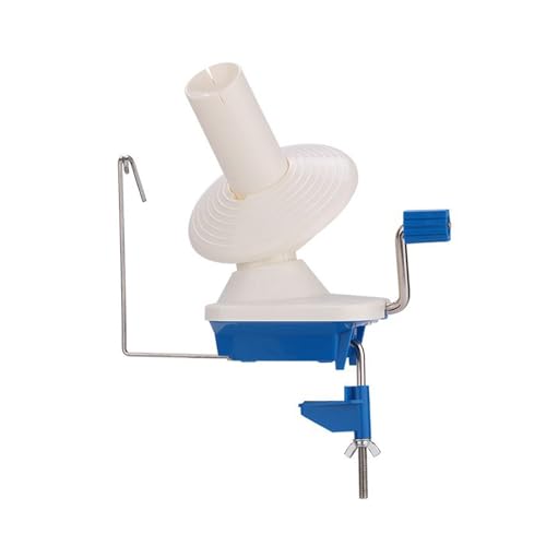 QZXCVH Wickelmaschine, Handbetriebener Garnwickler, Faserwolle, manuelle Handwicklermaschine, String-Ball, tragbar(Blue) von QZXCVH
