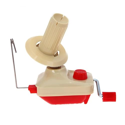 QZXCVH Wickelmaschine, Handheld-Garnwickler Swift Fiber String Ball Wollwickler, Halter Praktisches String-Wickelmaschinen-Nähzubehör(A Red) von QZXCVH