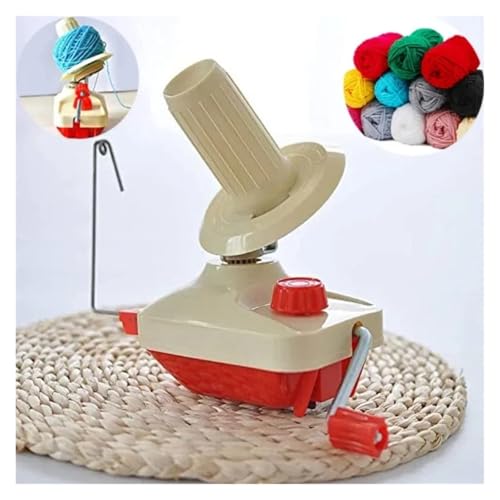 QZXCVH Wickelmaschine, Kleiner manueller Strickgarnwickler for zu Hause, schneller Strickwollgarnhalter, Desktop-Wollgarnkegel von QZXCVH