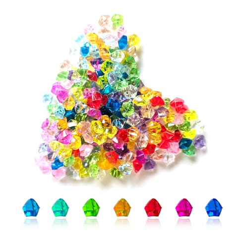 600 Stück Deko Diamanten Bunt Acryl Kristallsteine Edelsteine für Kinder Kristall Acryl für Hochzeiten Vasenfülle Tischdekorationen Kunsthandwerke Deko Piraten-Schatzsuche 600 Stück Deko Diamanten Bunt Acryl Kristallsteine Edelsteine für Kinder Kristall Acryl für Hochzeiten Vasenfülle Tischdekorationen Kunsthandwerke Deko Piraten-Schatzsuche von Qaixwuyi