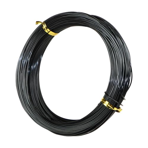 Qaixwuyi Schwarz Basteldraht 1mm x 40m Draht zum Basteln Schmuckdraht Aluminiumdraht Bindedraht Modellierdraht Draht Rostfrei für Schmuckherstellung Bastelarbeiten Qaixwuyi Schwarz Basteldraht 1mm x 40m Draht zum Basteln Schmuckdraht Aluminiumdraht Bindedraht Modellierdraht Draht Rostfrei für Schmuckherstellung Bastelarbeiten von Qaixwuyi