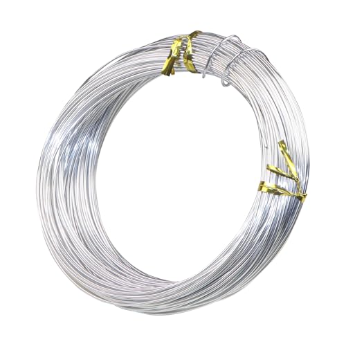 Qaixwuyi Silber Basteldraht 1mm x 40m Draht zum Basteln Schmuckdraht Modellierdraht Prozess Aluminiumdraht für Schmuckherstellung Bastelarbeiten Skulpturenhandwerk Qaixwuyi Silber Basteldraht 1mm x 40m Draht zum Basteln Schmuckdraht Modellierdraht Prozess Aluminiumdraht für Schmuckherstellung Bastelarbeiten Skulpturenhandwerk von Qaixwuyi