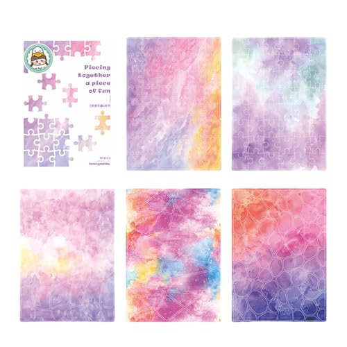 5pcs Ästhetischer Aquarellaufkleber Abnehmbarer Papieraufkleber Für Scrapbooking Journaling Telefon Foto Album Gitarrenpackung Creative Art Journal von Qaonsciug