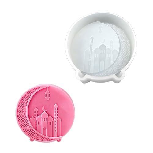Mondburgen Silikonformen Fondant Schokoladenform Duft Kerzenform Zum Herstellen Von Handwerkstisch Ornament Werkzeug von Qaonsciug