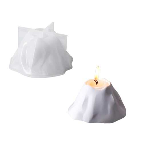 Multi Purpose Snow Mountain Duft Kerzen Silikonform Perfekt Für Kreative Projekte Und Stressabbauaktivitäten von Qaonsciug