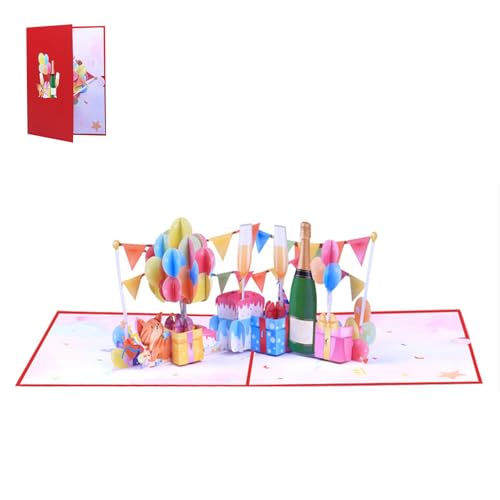 Qaonsciug 3D Popup Geburtstagskarte Für Einzigartige Partyfeiern Handgemachte Grußkarte Mit Umschlag Elegantes Geburtstagsgeschenk Qaonsciug 3D Popup Geburtstagskarte Für Einzigartige Partyfeiern Handgemachte Grußkarte Mit Umschlag Elegantes Geburtstagsgeschenk von Qaonsciug