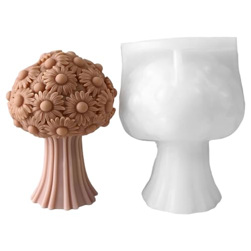 Wiederverwendbare Blütensilikonformen Flexible Handwerksbedarf Für Wohnkulturherstellung Blumenkerze Herstellen Formen Machen von Qaonsciug