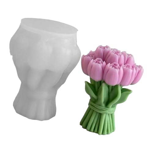 Wiederverwendbare Blütensilikonformen Flexible Handwerksbedarf Für Wohnkulturherstellung Blumenkerze Herstellen Formen Machen von Qaonsciug