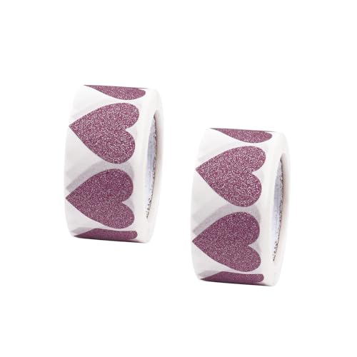 1000 Stück Herz Aufkleber Rot,Herz Aufkleber Rolle 2.5cm Glitzer Herz Aufkleber Selbstklebende Herzform Etiketten für Valentinstag Jubiläum Hochzeit Verpackung Umschläge Scrapbooking 1000 Stück Herz Aufkleber Rot,Herz Aufkleber Rolle 2.5cm Glitzer Herz Aufkleber Selbstklebende Herzform Etiketten für Valentinstag Jubiläum Hochzeit Verpackung Umschläge Scrapbooking von Qaziuy