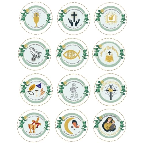 120 Stück Aufkleber Konfirmation Kommunion Taufe, Fisch Eukalyptus Aufkleber Kommunion Taufe Sticker Danke Aufkleber Konfirmation für Mädchen und Junge 120 Stück Aufkleber Konfirmation Kommunion Taufe, Fisch Eukalyptus Aufkleber Kommunion Taufe Sticker Danke Aufkleber Konfirmation für Mädchen und Junge von Qaziuy