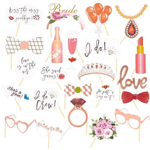 23 Stück JGA Foto Requisiten Bride Photo Booth Hochzeit Foto Requisiten JGA Accessoires Fotobox Hochzeit Junggesellinnenabschied Deko Frauen 23 Stück JGA Foto Requisiten Bride Photo Booth Hochzeit Foto Requisiten JGA Accessoires Fotobox Hochzeit Junggesellinnenabschied Deko Frauen von Qaziuy