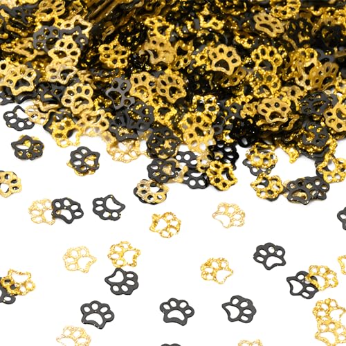 Hund Geburtstag Konfetti,500 Stück Hunde Confetti Tischdeko Geburtstag Glitzer Paw Hund Streudeko Geburtstag Konfetti für Hund Geburtstag Party Deko Hund Geburtstag Konfetti,500 Stück Hunde Confetti Tischdeko Geburtstag Glitzer Paw Hund Streudeko Geburtstag Konfetti für Hund Geburtstag Party Deko von Qaziuy