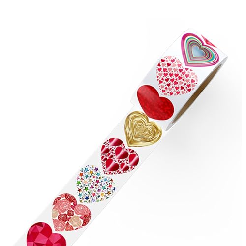 1 Roll 25mm Love Heart Aufkleber 1inch Herzaufkleber Etiketten Valentinstag Kleber Aufkleber Für Handwerksumschläge Karten Valentinstag Liebe Herzaufkleber 1 Roll 25mm Love Heart Aufkleber 1inch Herzaufkleber Etiketten Valentinstag Kleber Aufkleber Für Handwerksumschläge Karten Valentinstag Liebe Herzaufkleber von Qcbuegof