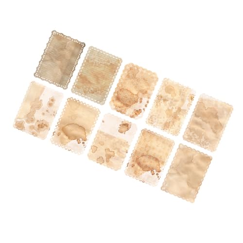 10pcs Ästhetische Spitzenpapier Vintage Scrapbooking Hintergrundpapier Für Scrapbooking Karten Bildalbum Vintage Spitzenpapier von Qcbuegof