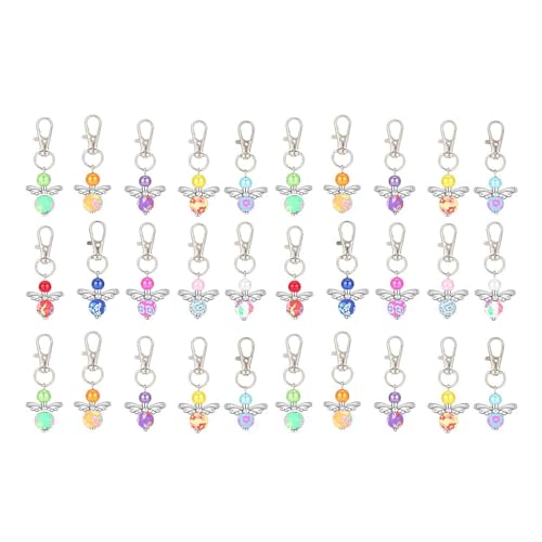 30pcs Segen Keychain Schlüsselhalter Perlen Flügel Anhänger Keyring Für Gäste Babypartys Hochzeitsfeier Werbegeschenk Zufällige Farbfarbe Keychain 30pcs Segen Keychain Schlüsselhalter Perlen Flügel Anhänger Keyring Für Gäste Babypartys Hochzeitsfeier Werbegeschenk Zufällige Farbfarbe Keychain von Qcbuegof