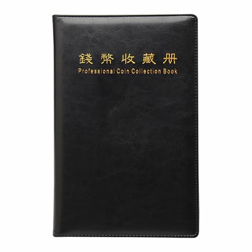 360 Taschen Coin Collection Album Leder Coin Collection Book Coin Display Holder Coin Collection Display Holder Badge Collection Album von Qcbuegof