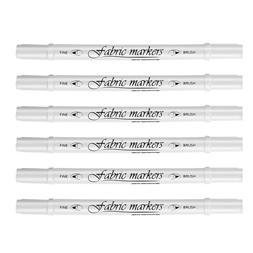 6pcs Doppelende Stoff Stift Für Kleidung T Shirt Bag Schuhhut Waschbar Stoff Für Stoff Lederpapier Holz Stoffmarkierungen 6pcs Doppelende Stoff Stift Für Kleidung T Shirt Bag Schuhhut Waschbar Stoff Für Stoff Lederpapier Holz Stoffmarkierungen von Qcbuegof