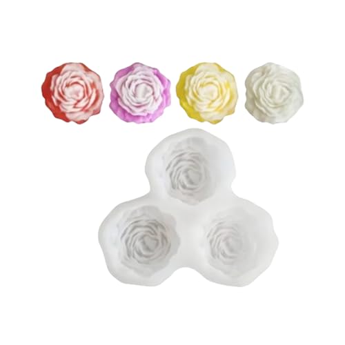 Blüten Silikone Formen Backformen Sukkulenten Pflanzen Kerzenform Gussform Epoxidharz Bastelversorgungen Blumen Kerzen Succulenten Pflanzen Silikon Backharz von Qcbuegof