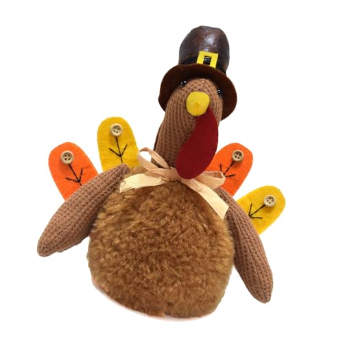 Dekofigur für Thanksgiving, Türkei, saisonale Tischdekoration, Herbstsaison, Tafelaufsatz, Urlaub, Partyzubehör, Türkei Dekofigur für Thanksgiving, Türkei, saisonale Tischdekoration, Herbstsaison, Tafelaufsatz, Urlaub, Partyzubehör, Türkei von Qcbuegof