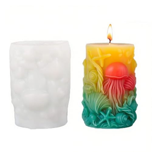 Meereslebewesen Silikonform Meerestiere Seifenform Epoxidharz Seifenform für Home Decoration u von Qcbuegof