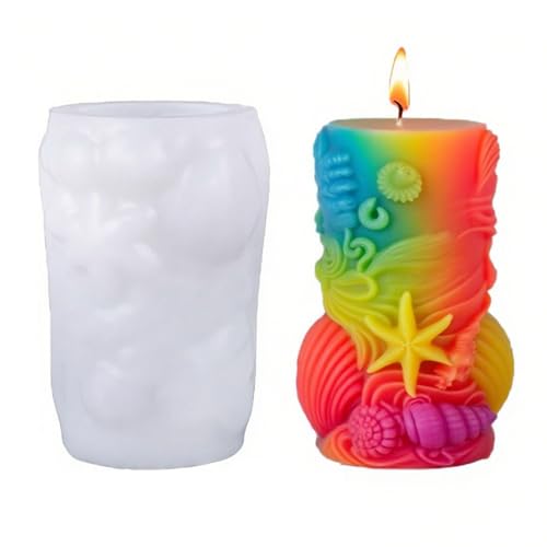 Meereslebewesen Silikonform Meerestiere Seifenform Epoxidharz Seifenform für Home Decoration u von Qcbuegof