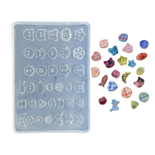 Nägel Verzierung Mold Weicher Silikonknopf Charme Für Zeit Maniküre Kunst Kreation Silikonform Für Nagelkunst von Qcbuegof