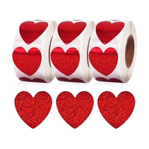 Packung 3 Roll Scrapbooking Buntes Herzaufkleber Für Den Valentinstag Mit Starkem Klebstoff Und Einfaches Entfernen Designs Herzaufkleberkleber Aufkleber Packung 3 Roll Scrapbooking Buntes Herzaufkleber Für Den Valentinstag Mit Starkem Klebstoff Und Einfaches Entfernen Designs Herzaufkleberkleber Aufkleber von Qcbuegof