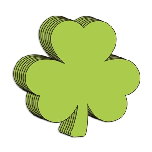 Patrick's Day Shamrocks Karten Grüne Farbkolnen Karten Dekorative Karten Urlaub Ornament Office School Lieferungen Patrick's Day Shamrock Karten Dekorative Karten Grüne Farben Clovers Karten von Qcbuegof