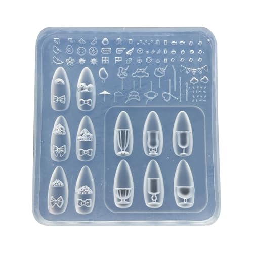 Professionelle Nägel Schimmel Silikon Stamper Mit Realistischem Blumenbecher Mehrzweckwerkzeug Für Schönheitsprojekte Nagelkunst Silikonvorlage von Qcbuegof