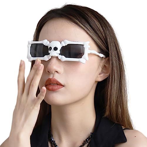 Qcbuegof Halloween-Brille, lustige dekorative Brille, Cosplay, Halloween-Party, Dekoration, Gastgeschenk für Kinder und Erwachsene von Qcbuegof