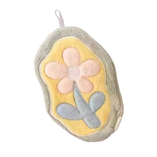 Qcbuegof Handtuch mit elegantem Blumendruck, schnell trocknend, Plüschstoff, hautfreundlich, Badezimmer, Küche, mit Aufhängeschlaufe, sehr saugfähig Qcbuegof Handtuch mit elegantem Blumendruck, schnell trocknend, Plüschstoff, hautfreundlich, Badezimmer, Küche, mit Aufhängeschlaufe, sehr saugfähig von Qcbuegof