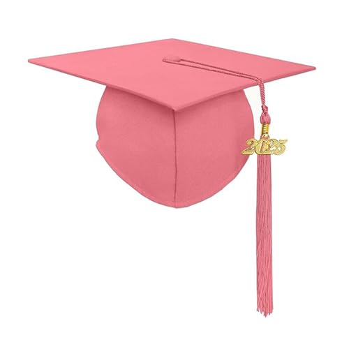 Qcbuegof Hübscher Abschlusshut mit Fransen, Unisex, Verschluss, Abschlusshut, Dekoration, Cosplay, für Erwachsene und Kinder, College von Qcbuegof