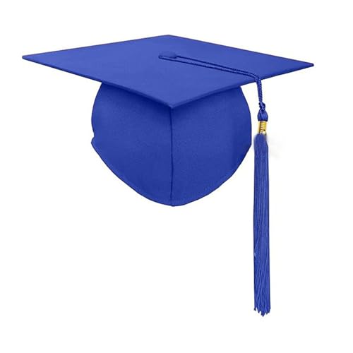 Qcbuegof Hübscher Abschlusshut mit Fransen, Unisex, Verschluss, Abschlusshut, Dekoration, Cosplay, für Erwachsene und Kinder, College von Qcbuegof