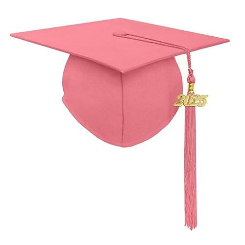 Qcbuegof Hübscher Abschlusshut mit Fransen, Unisex, Verschluss, Abschlusshut, Dekoration, Cosplay, für Erwachsene und Kinder, College Qcbuegof Hübscher Abschlusshut mit Fransen, Unisex, Verschluss, Abschlusshut, Dekoration, Cosplay, für Erwachsene und Kinder, College von Qcbuegof