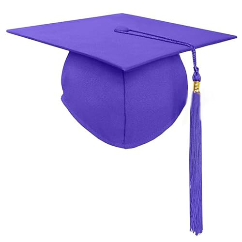 Qcbuegof Hübscher Abschlusshut mit Fransen, Unisex, Verschluss, Abschlusshut, Dekoration, Cosplay, für Erwachsene und Kinder, College von Qcbuegof