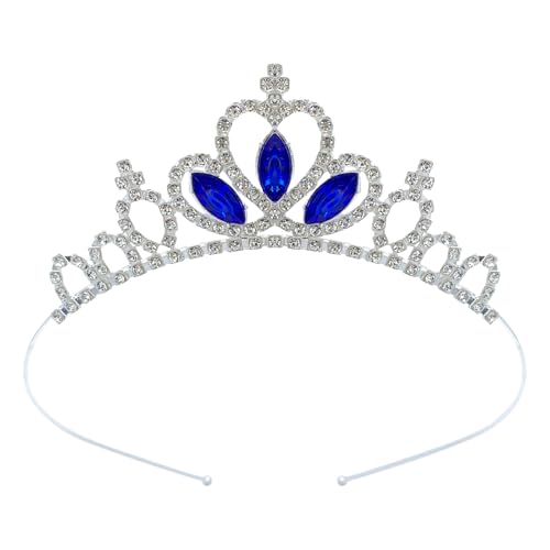 Qcbuegof Kinder Kronen Stirnband Blingling Glitzernde Kristall Kopfbedecke Kronen Kronen Weihnachtsfeier Requisiten Kronen Präsentieren Stirnband Kleinkind Prinzessin Kopfbedeckung von Qcbuegof