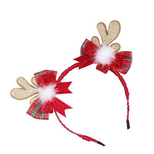 Qcbuegof Modischer Weihnachts-Kopfreifen, festlicher Haarschmuck, vielseitiges Styling-Werkzeug für Kinder und Erwachsene, Foto-Requisiten, Weihnachts-Stirnbänder für Frauen, Erwachsene, Kinder Qcbuegof Modischer Weihnachts-Kopfreifen, festlicher Haarschmuck, vielseitiges Styling-Werkzeug für Kinder und Erwachsene, Foto-Requisiten, Weihnachts-Stirnbänder für Frauen, Erwachsene, Kinder von Qcbuegof