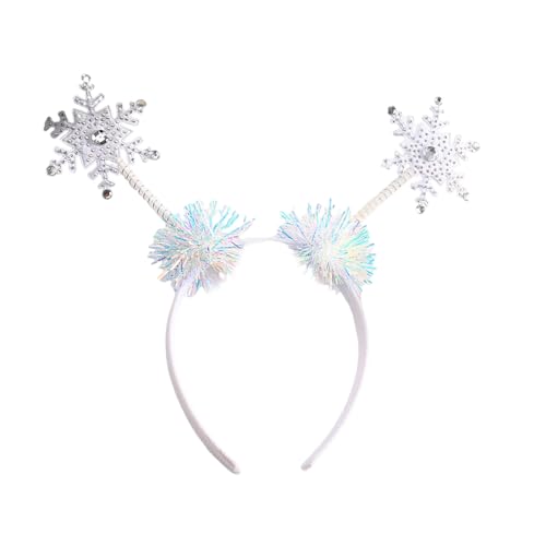 Qcbuegof Weihnachten Mode Kopf Hoop Festlich Haar Ornament Vielseitiges Styling-Werkzeug Für Kinder Erwachsene Foto Requisiten Festliche Stirnbänder Für Party von Qcbuegof
