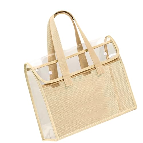Transparente PVC-Datei-Tragetasche, doppellagig, Dokumenten-Organizer, große Kapazität, Handbuchtasche für Büro, Schule, Reisen, Datei-Organizer Transparente PVC-Datei-Tragetasche, doppellagig, Dokumenten-Organizer, große Kapazität, Handbuchtasche für Büro, Schule, Reisen, Datei-Organizer von Qcbuegof