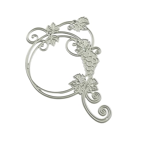 Traubenfrüchte Stanzschablonen Scrapbooking Kohlenstoffstahl Stanzschablonen Stanzformen für die Herstellung von Fotokarten Album Dekoration Stanzformen Metall Stanzformen von Qcbuegof