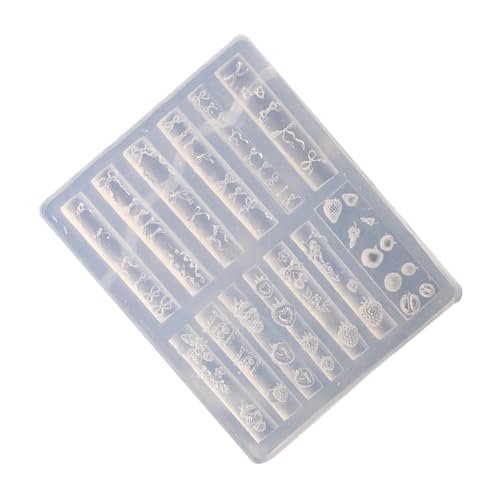 Wiederverwendbare Silikon Briefmarkenvorlagen Erstellen Nägelabziehbilder Mit Kristalle Muster Für Manikürenhandwerksprojekte Lieferungen Nagelkunst Prägewerkzeug von Qcbuegof