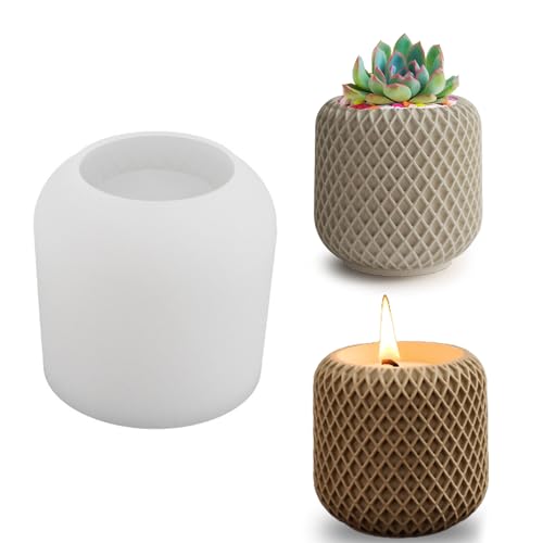 Qcdou Kerzenhalter Silikonformen, 3D Zylinder Silikonform,Silikonform Vase,Vase Gießformen für Beton,Gießformen für Vorratsgefäß,Geschenke für Frauen Freundin Qcdou Kerzenhalter Silikonformen, 3D Zylinder Silikonform,Silikonform Vase,Vase Gießformen für Beton,Gießformen für Vorratsgefäß,Geschenke für Frauen Freundin von Qcdou