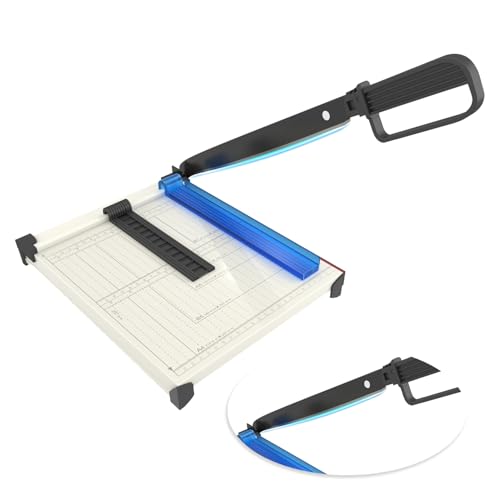 Qcdou Papierschneider, A4-Papier- und Kartenschneider, 30,5 cm Schnittlänge, robuster Papierschneider, 12 Blatt Kapazität, Guillotine-Papierschneider, Papierschneider für Foto, Karton und Handwerk (C) Qcdou Papierschneider, A4-Papier- und Kartenschneider, 30,5 cm Schnittlänge, robuster Papierschneider, 12 Blatt Kapazität, Guillotine-Papierschneider, Papierschneider für Foto, Karton und Handwerk (C) von Qcdou